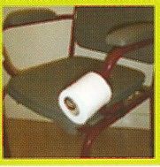 Support papier toilette pour chaise percée