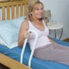 Barre de lit pliable