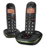 PhoneEasy sans fil DECT 105wr duo noir