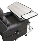 Table spéciale fauteuil releveur 2 plateaux