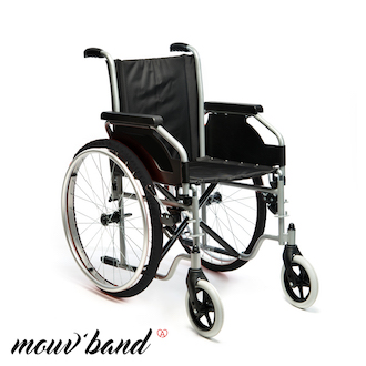 Protections de pneus Mouv'Band pour fauteuil roulant manuel