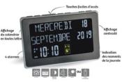 Petite horloge calendrier Référence