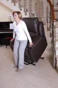Fauteuil releveur chauffant massant
