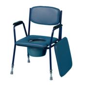 Chaise percée empilable assise rembourrée