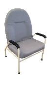 Fauteuil de chambre - Dossier fixe - Sur patins (300 kg)