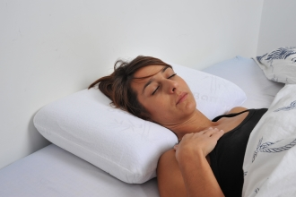 Oreiller ergonomique végétal forme Thalasso