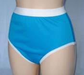 Culotte pression turquoise 90/102 cm T.50-52