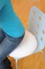 Coussin Sit-Ring rond ou oval avec housse