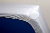 Lot de 2 draps housse en fil d'argent